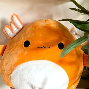 AXOLOTL SQUISHMALLOW 12” - Nico the Orange Axolotl - Brand New with Tags
